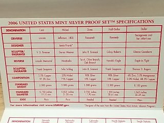 Item #76 — 2006 US Mint Silver Proof Set photo 4 of 5
