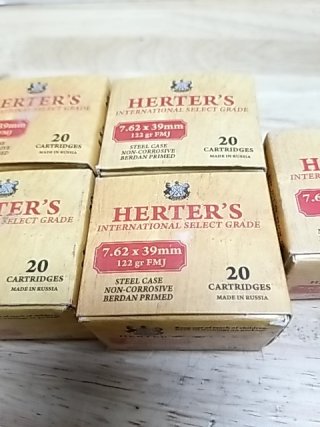 Item #3 — Herter's 7.62x39mm Ammo 100 Rounds, cant ship photo 2 of 2