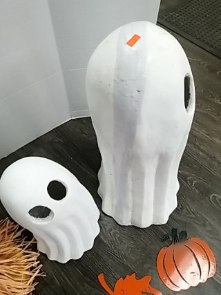 Item #353 — HALLOWEEN Ghost & Broom Display photo 3 of 5
