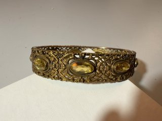 Item #194 — Antique Gold Filigree Bracelet photo 3 of 5