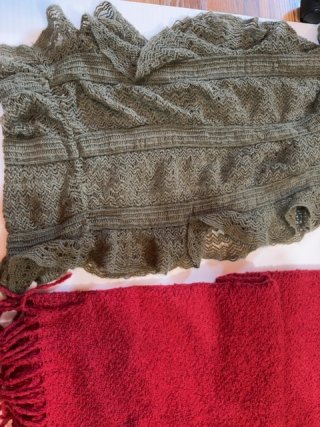 Item #311 — 3 ladies scarves and shawls photo 2 of 4