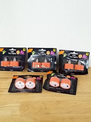 Item #261 — New LED Tea Lights - Halloween photo 1 of 2