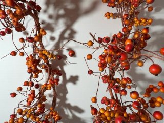 Item #296 — Autumn Berry Wreath 5 ft photo 2 of 4