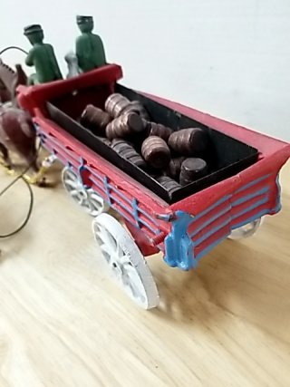 Item #15 — CAST iron horse and buggy, approx 5 inch tall photo 3 of 9