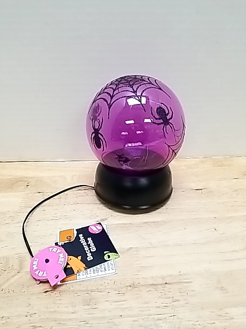 Item #44 — New Purple Spider Halloween Snow Globe 6 inch