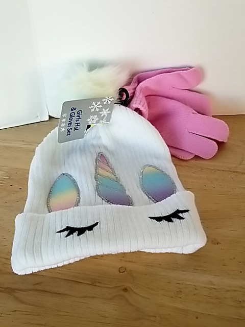 Item #297 — New Unicorn Hat & Gloves Set photo 1 of 2