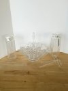 Item #427 — Vintage Glass Serving Set