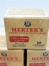 Item #37 — Herter's 7.62x39mm Ammo Boxes 60 rounds, cant ship photo 2 of 2