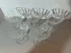 Item #111 — Vintage Waverly Heisey Rose pattern crystal sherbet glasses, 5 total photo 2 of 6