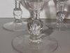 Item #111 — Vintage Waverly Heisey Rose pattern crystal sherbet glasses, 5 total photo 4 of 6