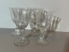 Item #106 — Vintage Waverly Heisey Rose Pattern crystal goblets, 4 total photo 1 of 6