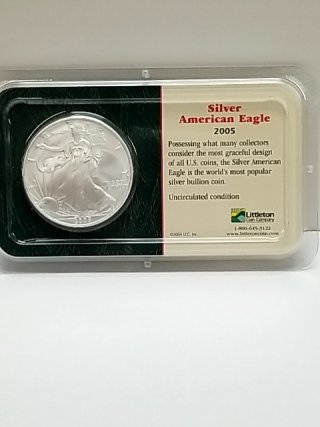 Item #1 — 2005 Silver American Eagle Coin photo 1 of 3