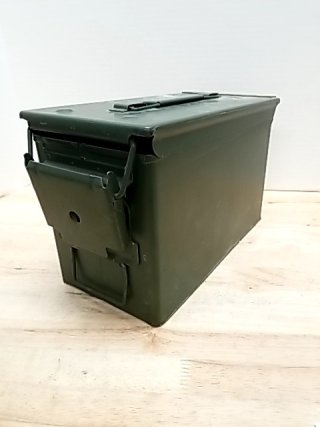 Item #153 — Military Ammo Can 11 by 8 by 6 inch photo 2 of 3
