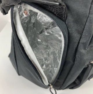Item #118 — Black Diaper Bag Columbia Messenger Bag photo 3 of 5