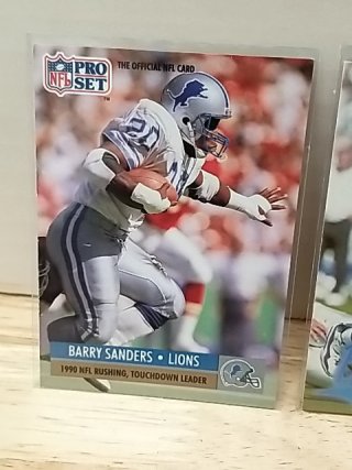 Item #88 — Barry Sanders Detroit Lions Trading Card photo 5 of 5