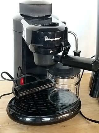 Item #176 — BLACK & Decker Coffee Maker and magic chef espresso maker photo 3 of 4