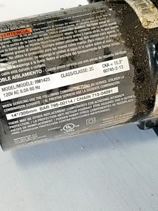Item #159 — REMINGTON Electric Chainsaw photo 4 of 4