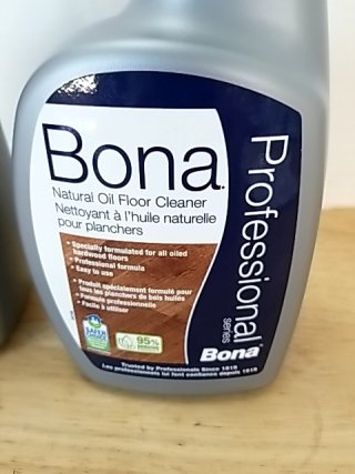 Item #166 — New Two Bona Professional Floor Cleaners Each 10 inch tall photo 2 of 2