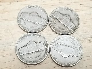 Item #97 — 1940-1941 Buffalo Nickels (4) photo 2 of 2
