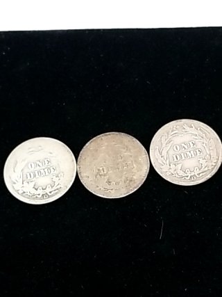 Item #11 — 1910-1914 Silver Barber Dimes photo 5 of 5