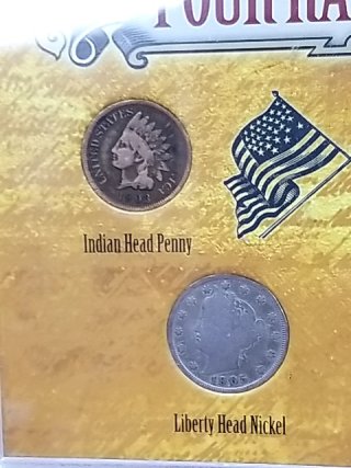 Item #124 — Four Rare Coins Display Set photo 3 of 4