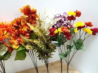 Item #119 — New Artificial Fall Floral Bouquets 18 in photo 3 of 3