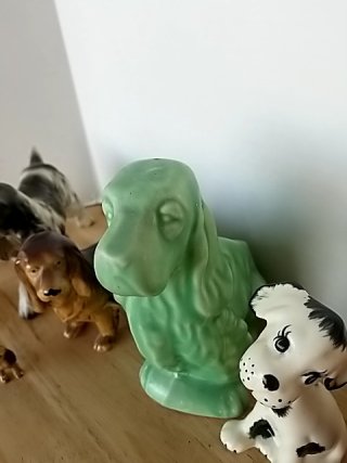 Item #402 — Dog figurine collection Most have damage photo 4 of 7