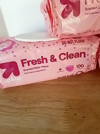 Item #195 — New unscented baby wipes, 300 in each photo 2 of 2