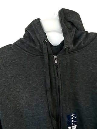 Item #252 — New Dark Gray Zip-Up Hoodie Mens medium photo 3 of 3