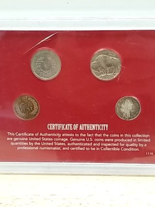 Item #124 — Four Rare Coins Display Set photo 4 of 4
