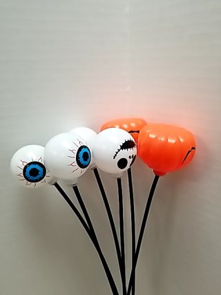 Item #31 — New Eyeball Solar Garden Lights Approx 24 inch tall photo 2 of 3