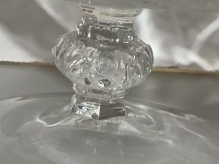 Item #101 — Vintage Waverly Heisey Rose Pattern crystal  compote photo 4 of 7