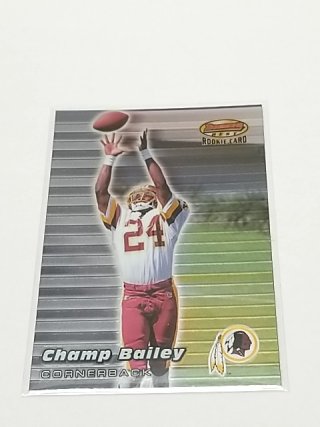 Item #6 — Champ Bailey Rookie Football Cards photo 4 of 7