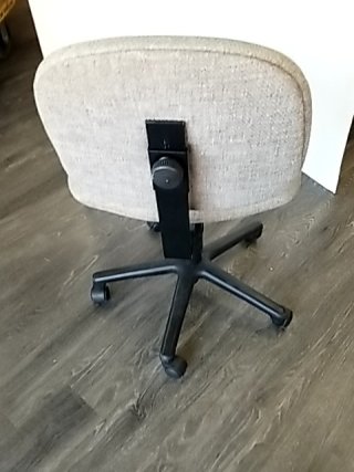 Item #273 — Gray Fabric Office Chair photo 4 of 4