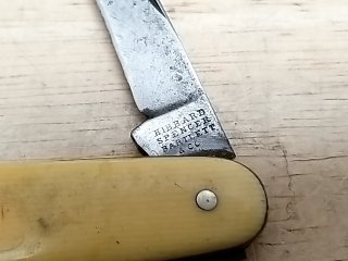 Item #52 — Vintage 2-Blade Pocket Knife 8 in open photo 4 of 4