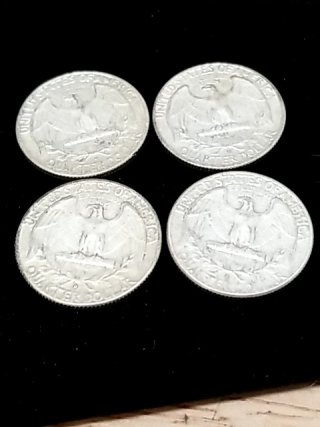 Item #8 — 1964 Silver Washington Quarters photo 2 of 2