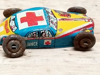 Item #63 — Vintage Toy Ambulance Car 1.5 in photo 3 of 4