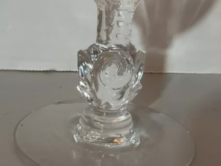 Item #103 — Vintage Waverly Heisey Rose Pattern crystal goblets, 4 total photo 4 of 5