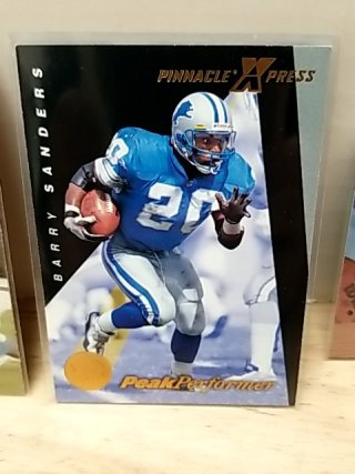 Item #92 — Barry Sanders Football Trading Cards photo 3 of 5