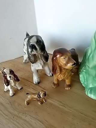 Item #402 — Dog figurine collection Most have damage photo 3 of 7
