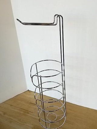 Item #203 — New Chrome Spiral Paper Towel Holder 22 inches tall photo 2 of 2