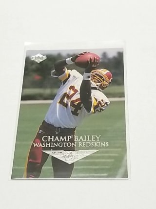 Item #6 — Champ Bailey Rookie Football Cards photo 5 of 7