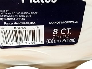 Item #71 — New Halloween Plates photo 3 of 3