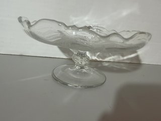 Item #101 — Vintage Waverly Heisey Rose Pattern crystal  compote photo 3 of 7