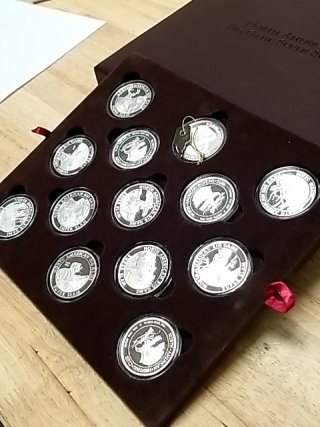 Item #20 — 26 SILVER Coin collector set, READ DESCRIPTION photo 3 of 8