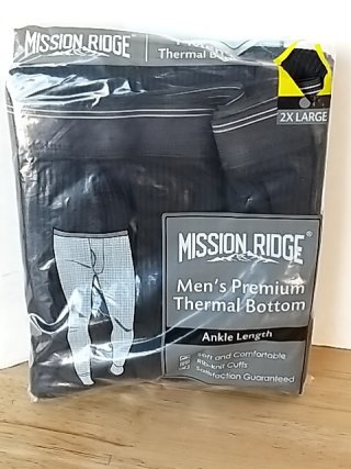Item #260 — New Mission Ridge Men's Thermal Bottoms Mens 2xl