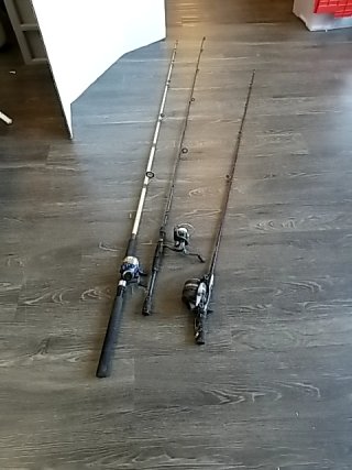 Item #154 — Fishing Rods with Reels photo 1 of 8