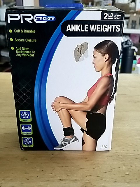 Item #555 — New Pro Strength 2LB Ankle Weights