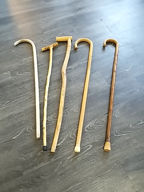 Item #22 — VINTAGE Wooden Walking Canes photo 1 of 4