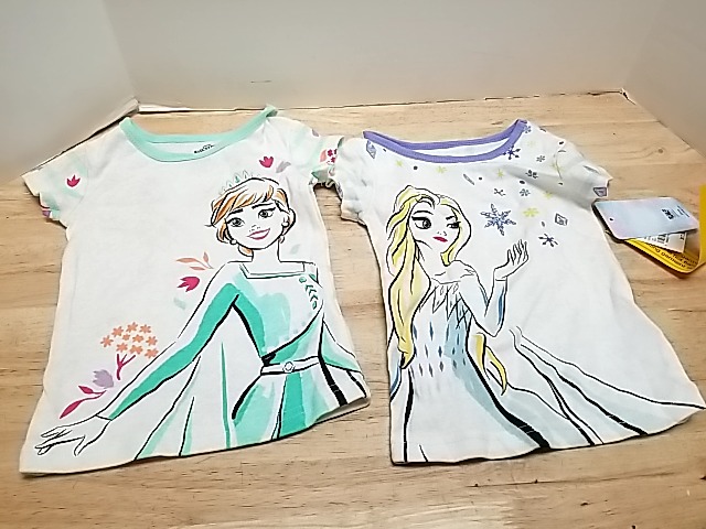 Item #346 — New Disney Princess Girls T-Shirts 3T